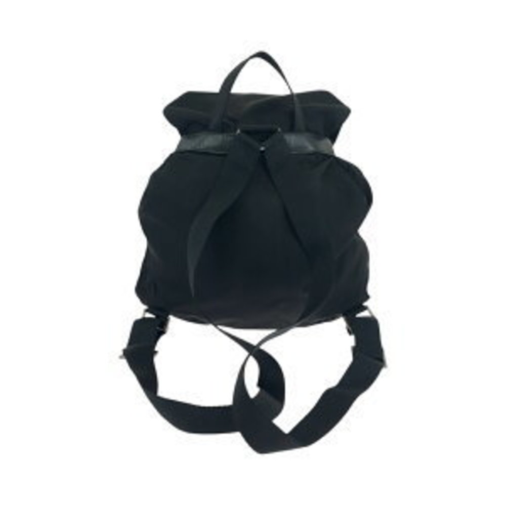 Prada Black Tessuto Triangular Backpack Nylon - image 2